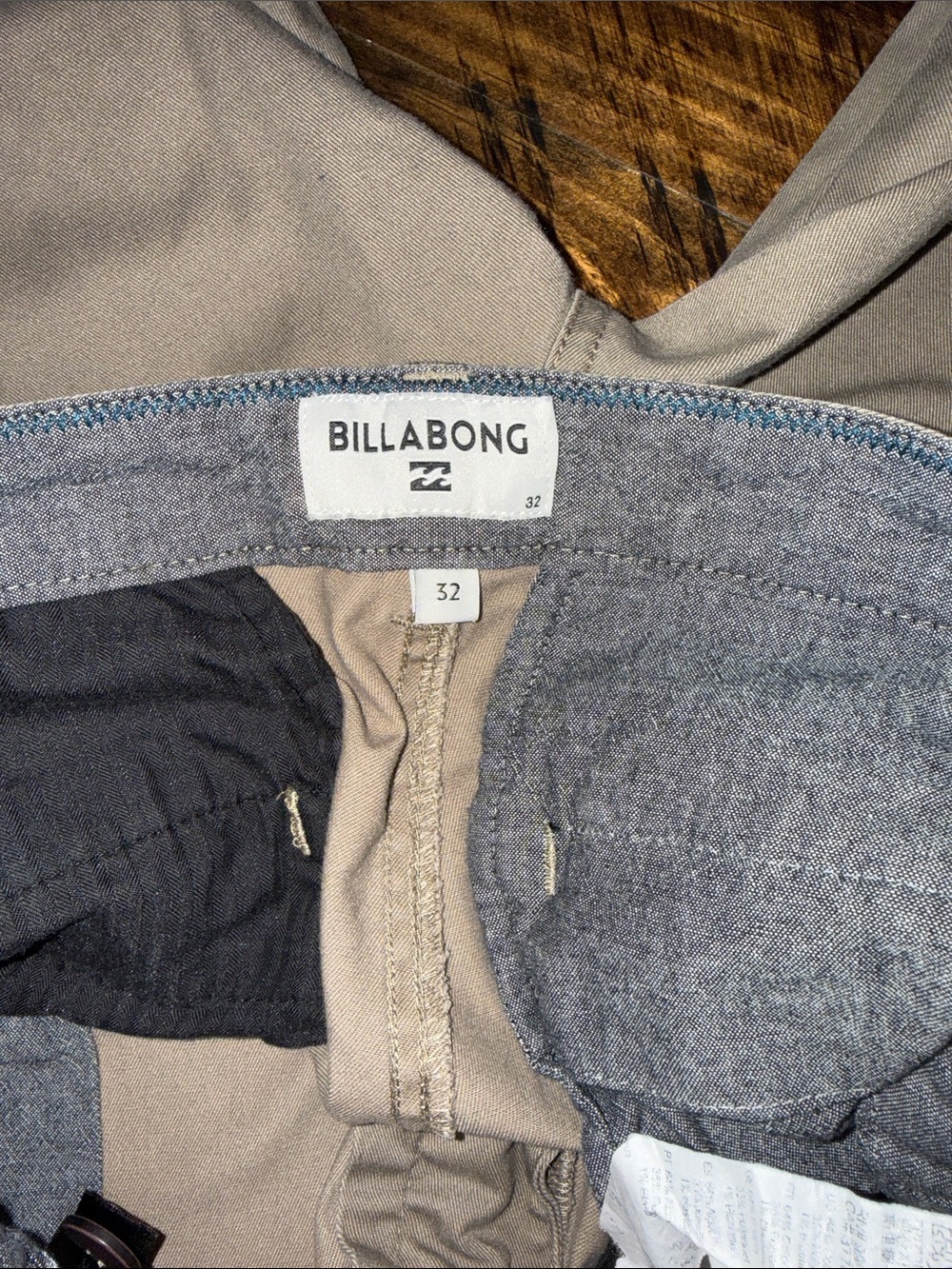 Quiksilver Men's Amphibian Shorts Billabong khaki Shorts - Picture 7 of 10